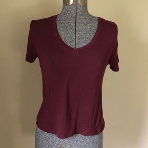 Brandy Melville V-Neck T-Shirt